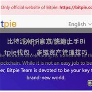 比特派APP官方 快速上手Bitpie钱包，多链资产管理技巧