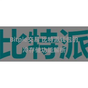 Bitpie交易 比特派钱包的冷存储功能解析