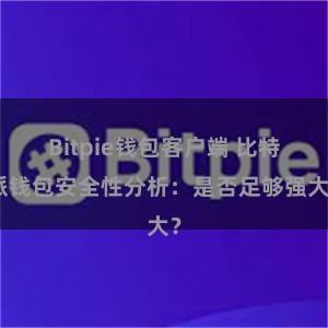 Bitpie钱包客户端 比特派钱包安全性分析：是否足够强大？