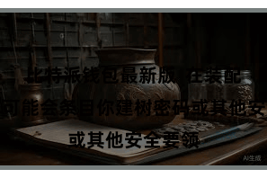 比特派钱包最新版  在装配流程中可能会条目你建树密码或其他安全要领